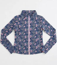 Navy Ditsy Floral Active Jacket