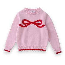Pink/Red Bow Sweater
