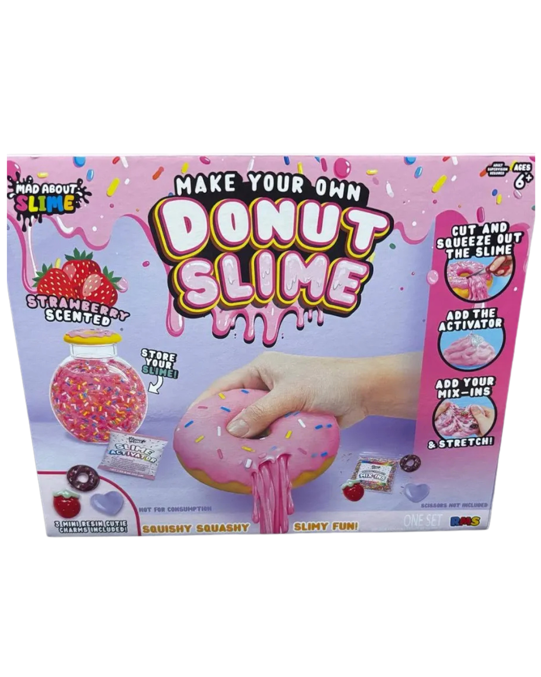 RMS Make Your Own Donut Slime - Strawberry Scented