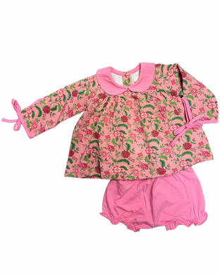 Mary Charlotte petalberry Pink Bloomer Set