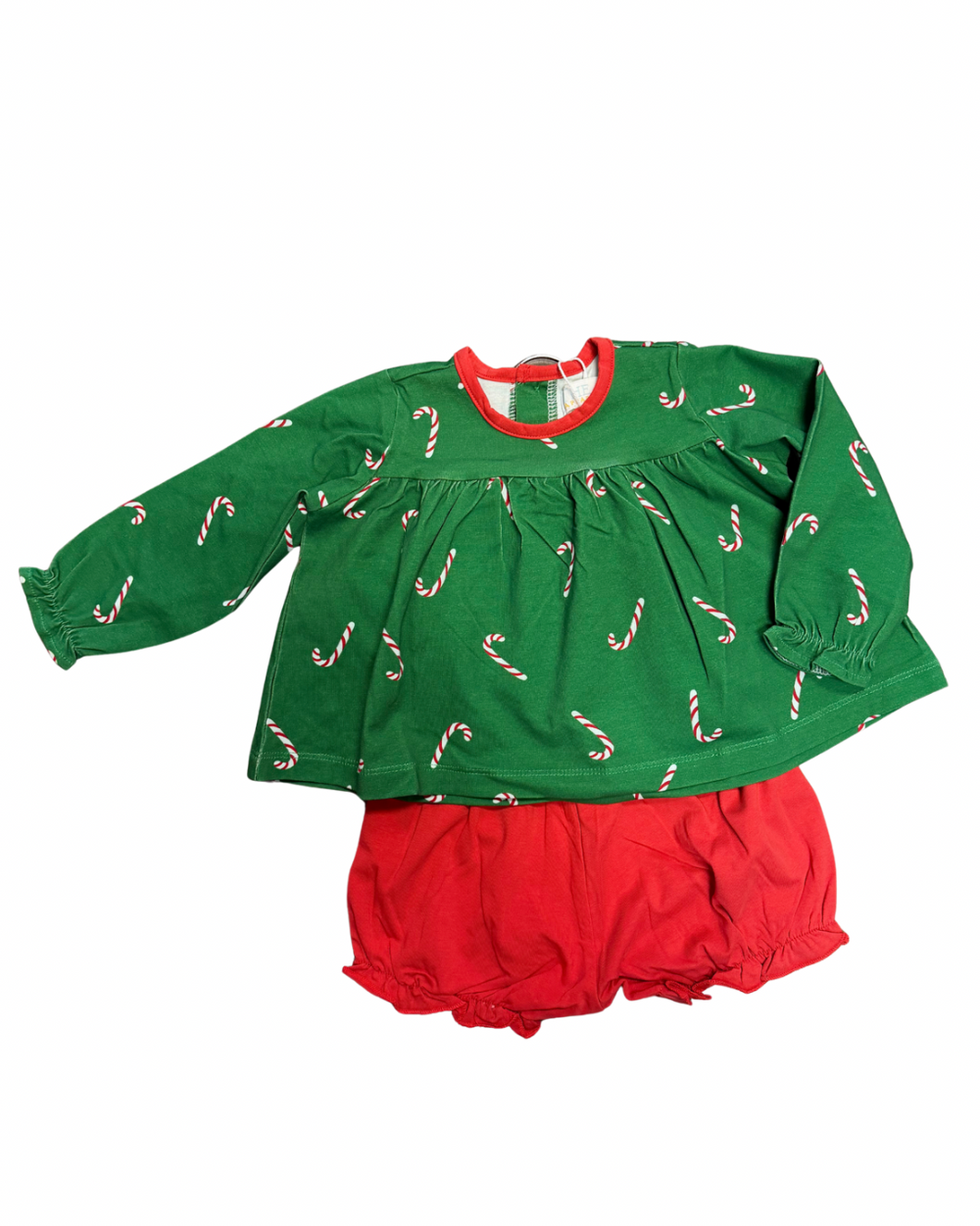 Ava Candy Cane Lane Bloomer Set