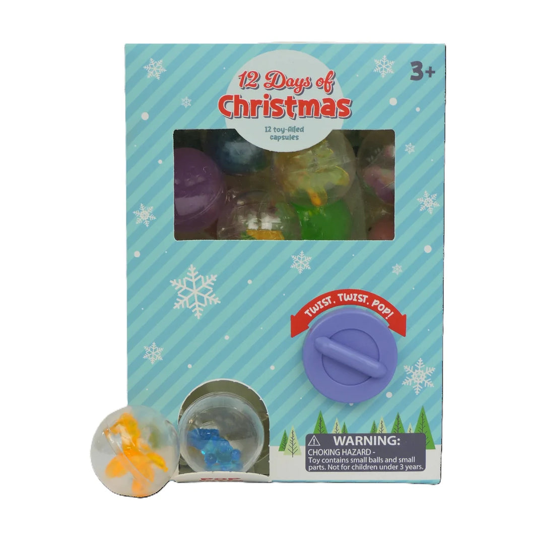 12 Days of Christmas Toy Filled Capsules