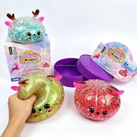 Jumbo Glitter Reindeer Beaded Dumpling