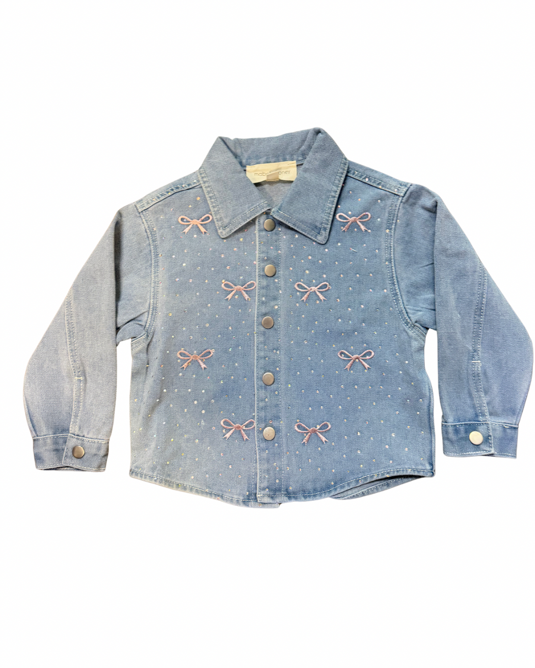 Bow Blue Jean Jacket