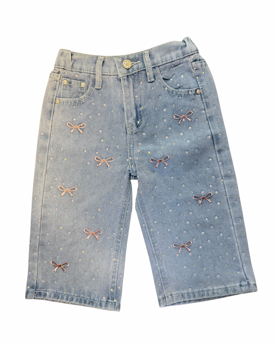 Bow Blue Jeans