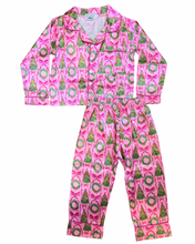 Kids Silky Christmas Tree Pajamas