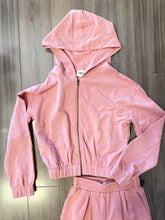 French Terry Pretty in Pink Zip Up