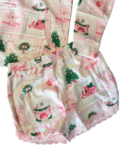 Christmas Tiles Pattern Hoodie/Shorts Set