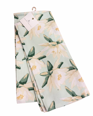 2 pack Magnolia Mint Handtowel