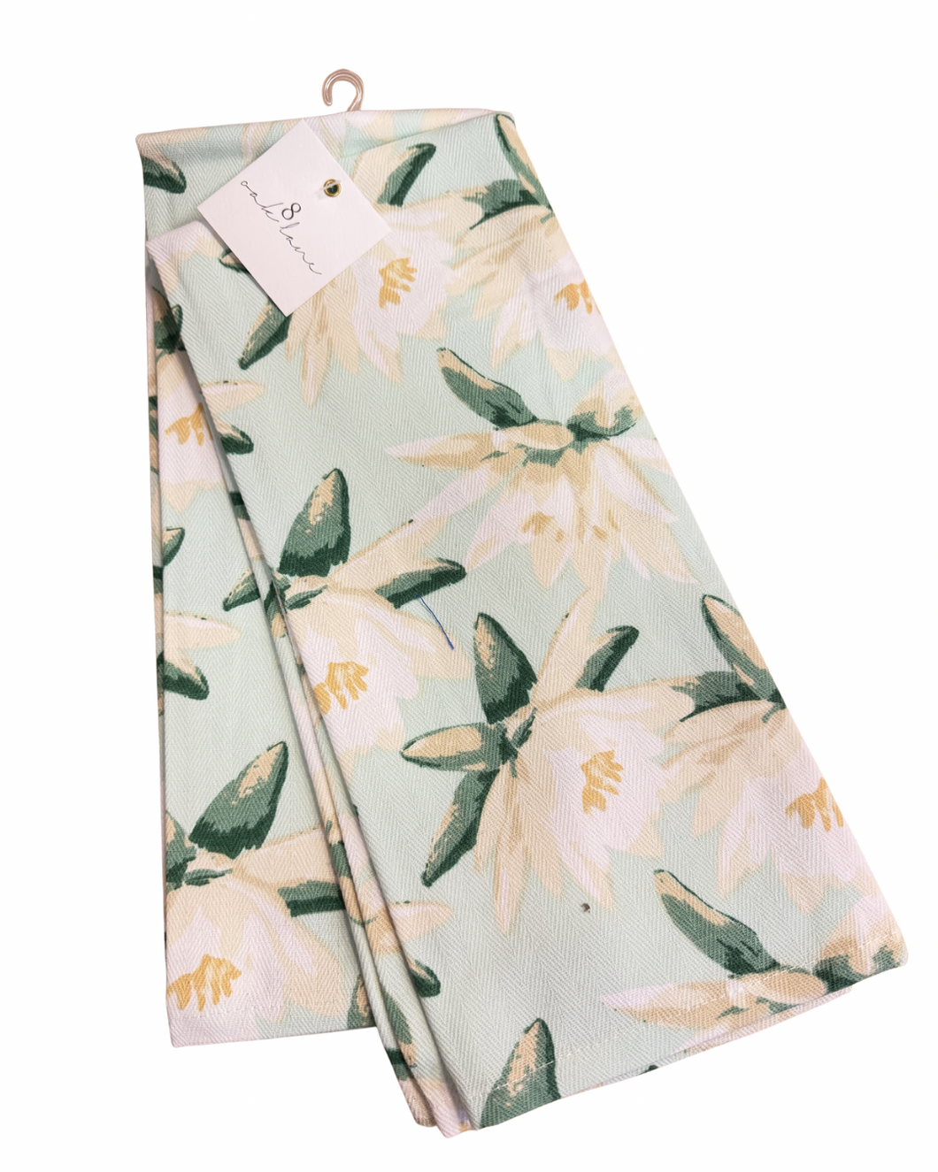 2 pack Magnolia Mint Handtowel