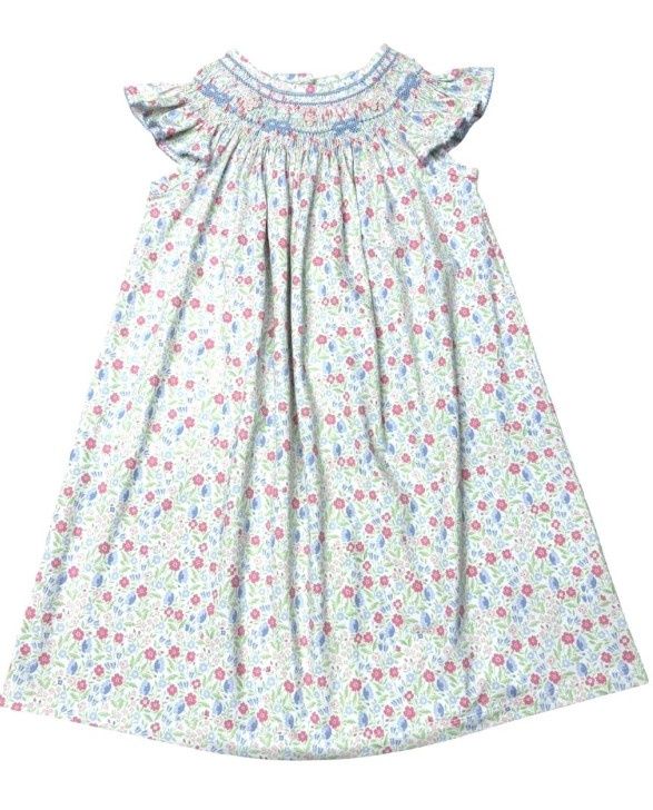 In Full Bloom Smocked Geo Bishop