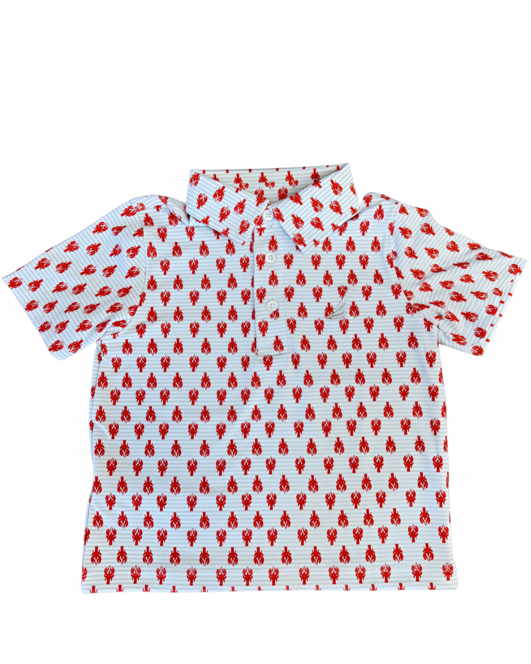Performance Lobster Print S/S Polo