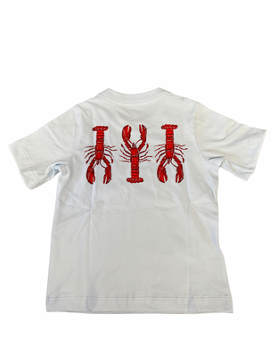 Solid Pastel Blue Lobster Pocket Tee