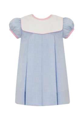 Light Blue Gingham Dress