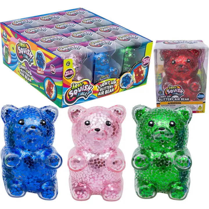 Light Up Squidh-tible Glitterly Bear