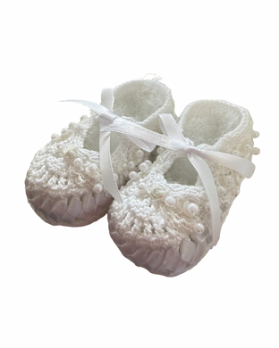 Handmade Crocheted Baby Shoes