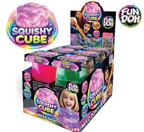 Squishy Sparkle Cube