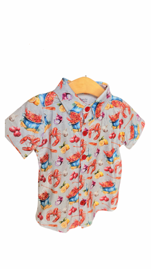 Pinch Me Crawfish Button Down