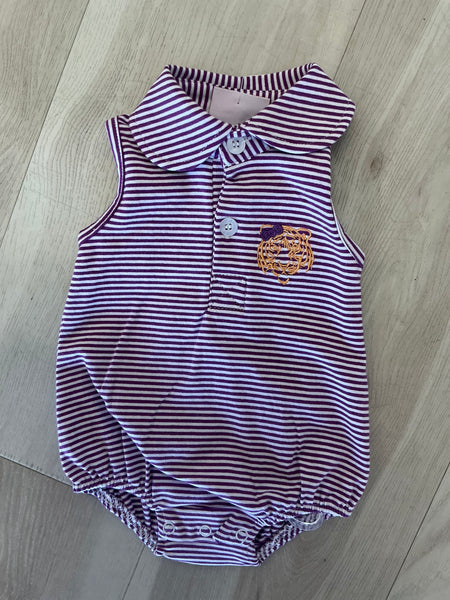 Purple Tiger Girl Bubble