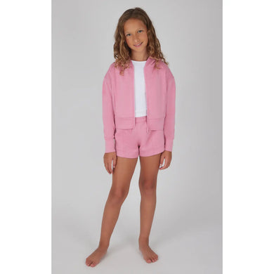 Girls Scuba Dahlia Short Set With Ribbed Tank -3 pc set