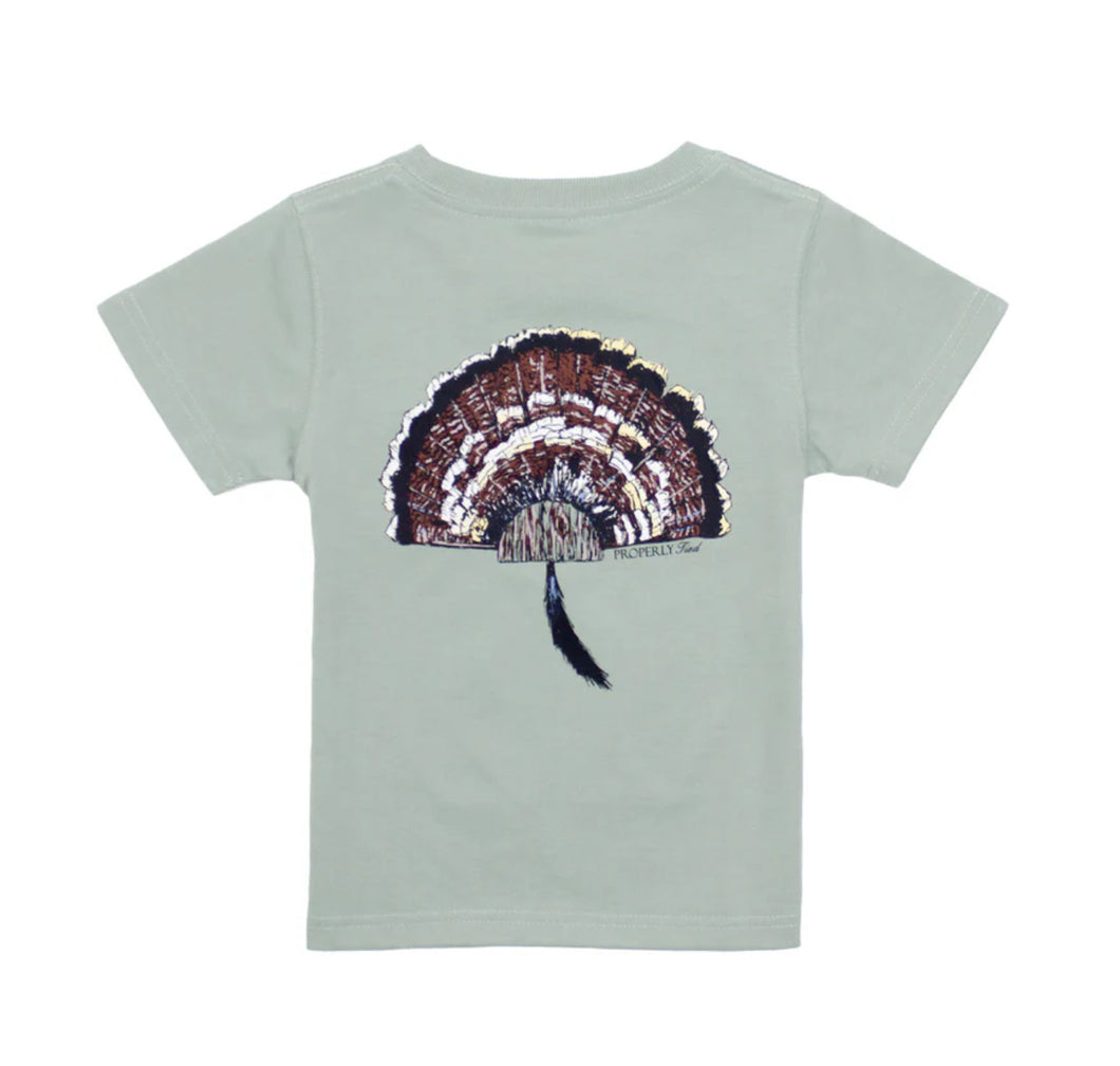 Boys Turkey Mount SS Chrome Grey