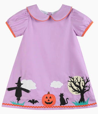 Purple Halloween Girls Dress