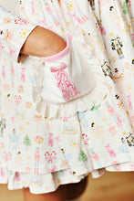 Nutcracker Embroidery Pocket Dress