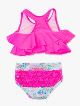Tropical Resort Flounce Bikini 2-Piece Swimsuit, w/ Signature Rear Ruffle