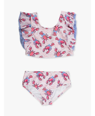 Pink Lobster Lagoon Butterfly Tankini