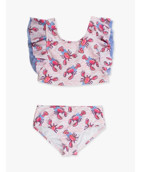 Pink Lobster Lagoon Butterfly Tankini