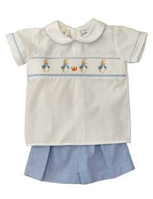 Peter Smocked Short Set