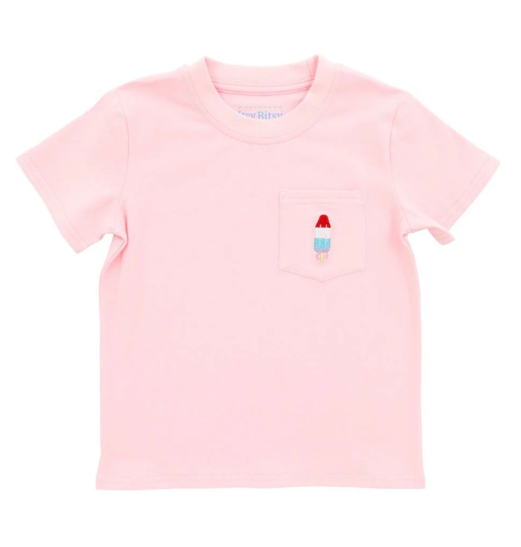 Pink Bomb Pop Pocket Tee
