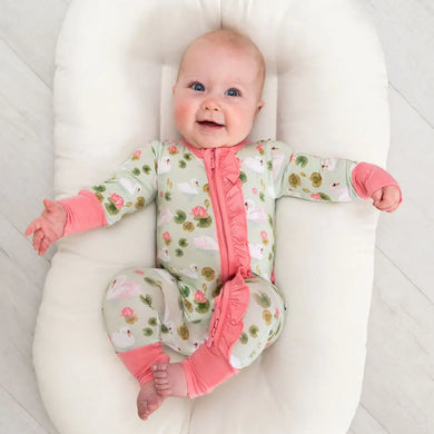 Pink Swan Bamboo Pajamas