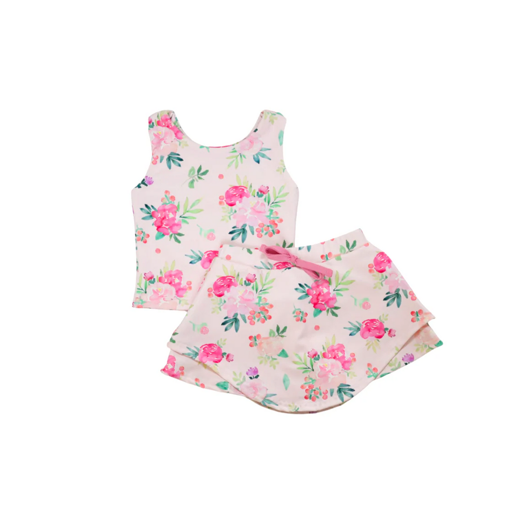 Rosy Rally Skort Set