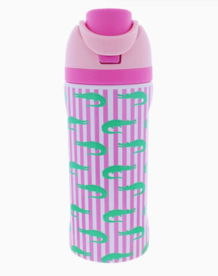 Kids Later, Gator 16 Oz. Water Bottle With Straw Cap
