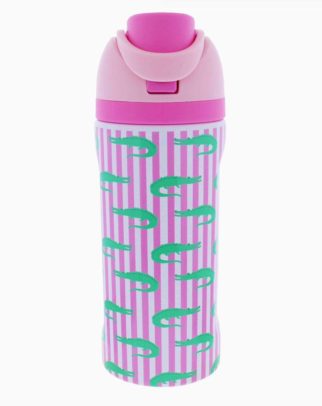 Kids Later, Gator 16 Oz. Water Bottle With Straw Cap