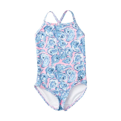 Girls Oyster One Piece Swimsuit
