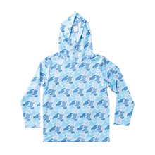 Blue Camo Performance Hoodie