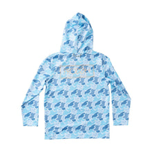 Blue Camo Performance Hoodie