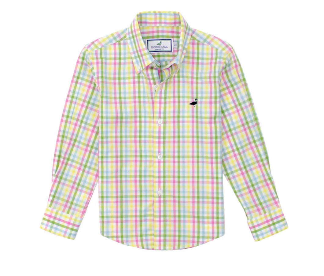 Boys Seaonal Sportshirt Springcreast