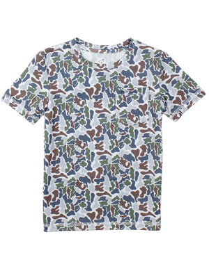 Boys Ravine Pocket Tee SS Terra Camo