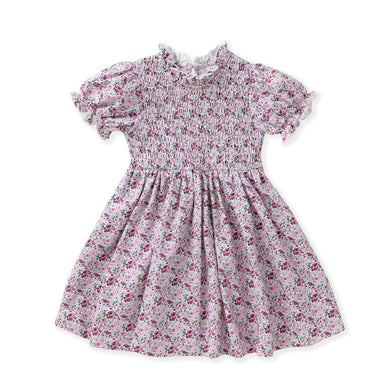 Pink Smocked Proper Dress