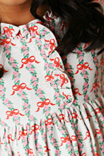 Red Bow Butterknit Play Dress