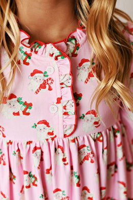 Vintage Santa Butterknit Play Dress