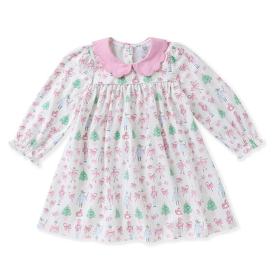 Nutcracker Scalloped Proper Dress