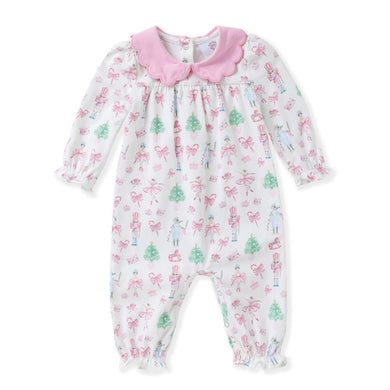 Nutcracker Scallop Proper Romper