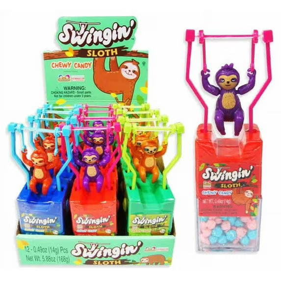 Kidsmania Swingin Sloth Chewy Candy