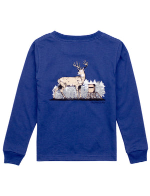 Boys Deer Season LS River Blue