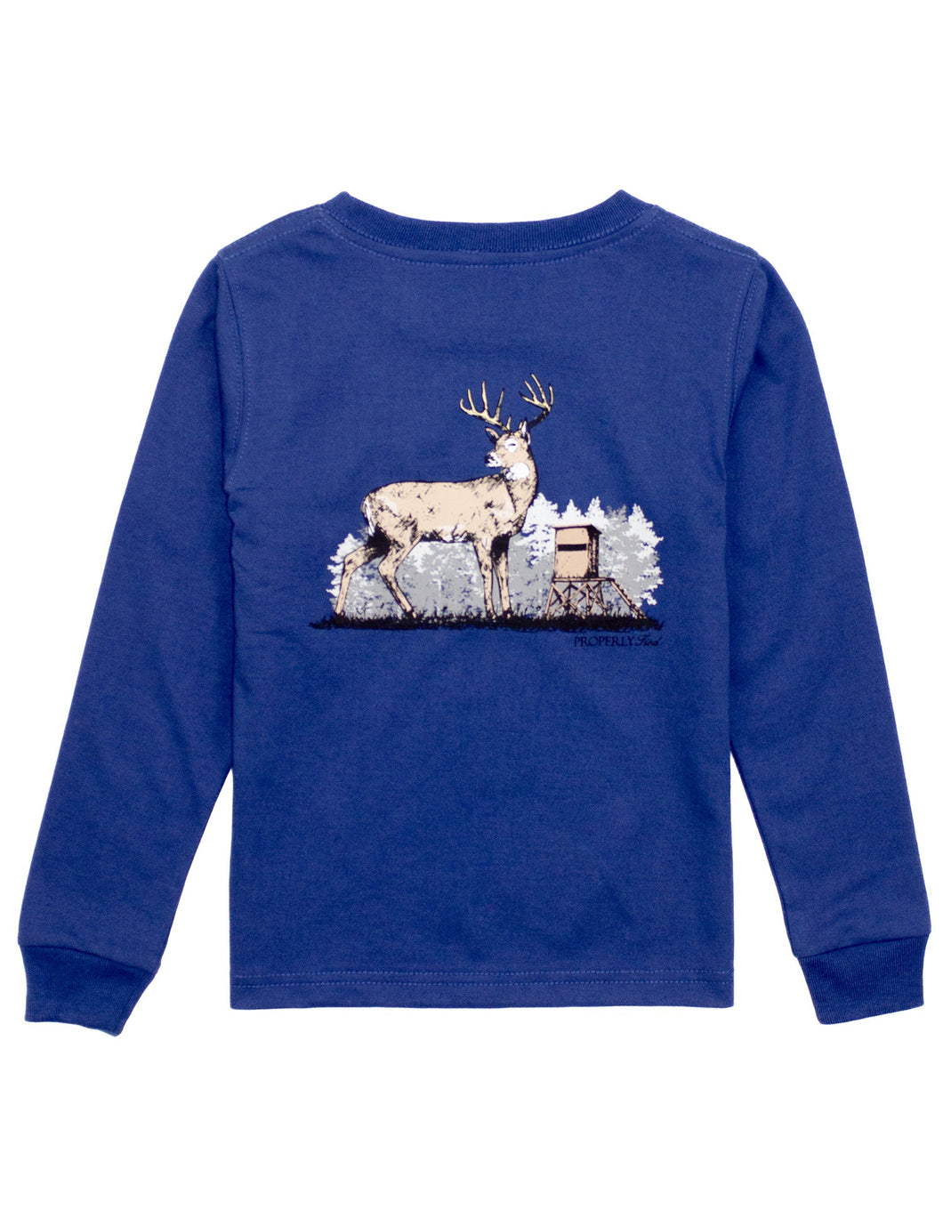 Boys Deer Season LS River Blue