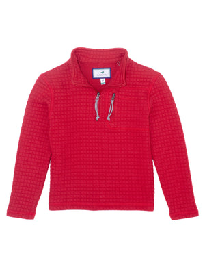 Boys Delta Pullover True Red
